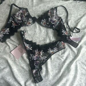 bra and thong set brand new